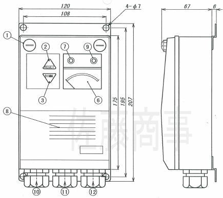 定置形可燃性ガス警報器TS-303A