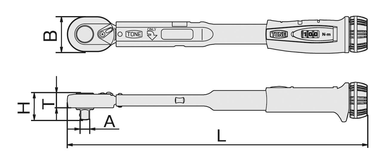 プレセット形トルクレンチ
