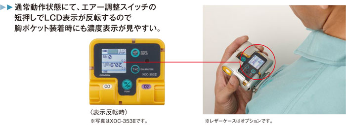 表示反転機能を搭載