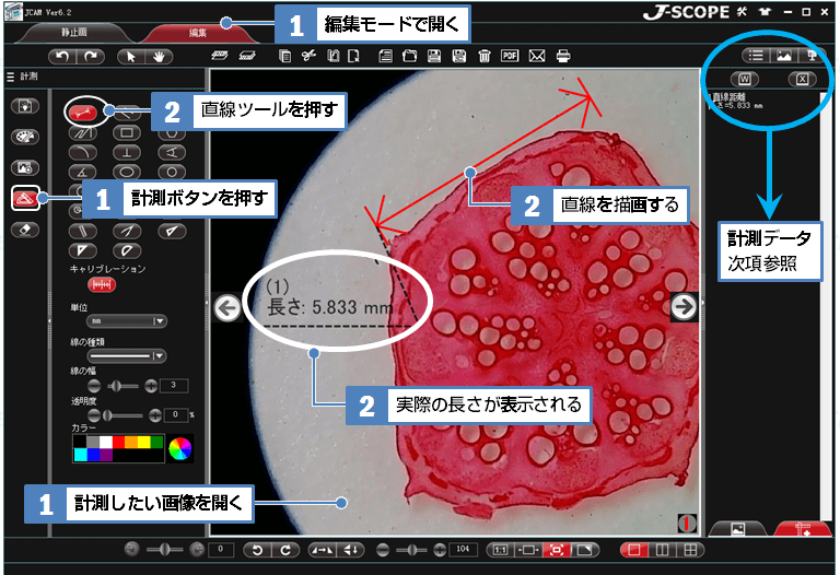 JCAM画面例