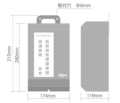 外形寸法・取付寸法