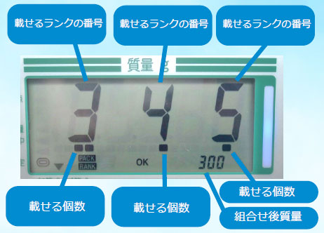 ランク選別組み合わせ機能 (レシピ方式)