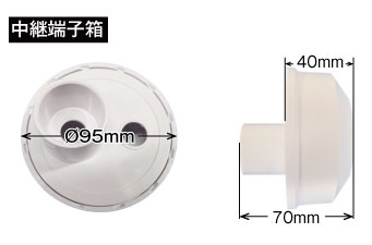 浸漬型電極ホルダの寸法