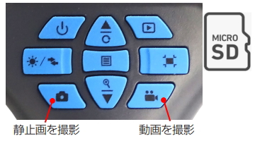 静止画・動画撮影可能