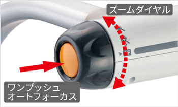 ワンプッシュ & オートフォーカス