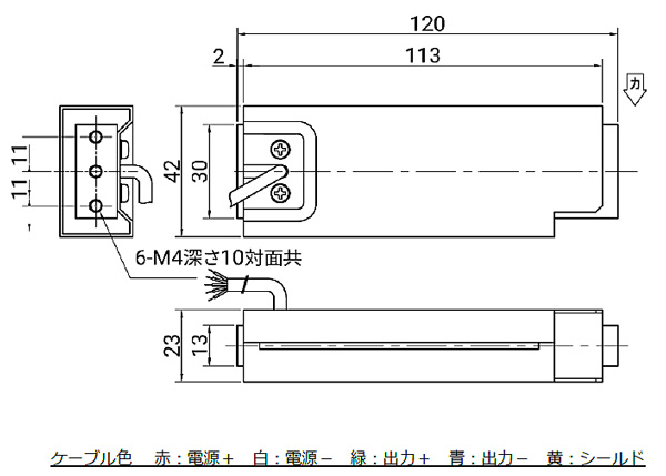 A&D シングルポイントロードセル LC4101シリーズ外形寸法図
