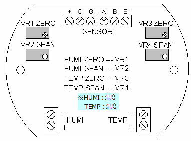 温湿度変換器トランスミッターTRHMJ-303