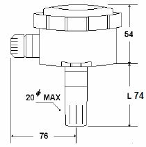 温湿度変換器トランスミッターTRHMJ-303